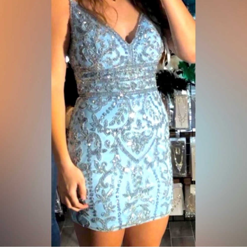 Beautiful Beaded Primavera Formal Dress